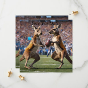 Save The Date "En action : Kangaroos joue aux règles australienn