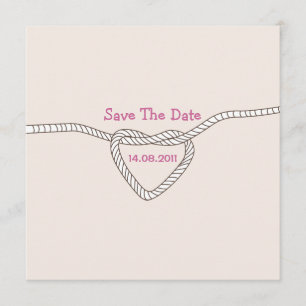 Save The Date En attachant le noeud faites gagner la date