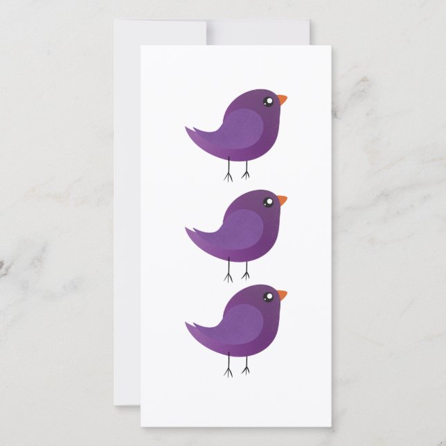 Save The Date Enfants mignonette birdy (Devant)