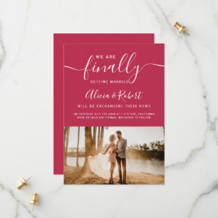 Save The Date Enfin enregistrer la date script magenta photo