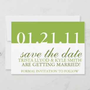 Save The Date Enregistrer la date