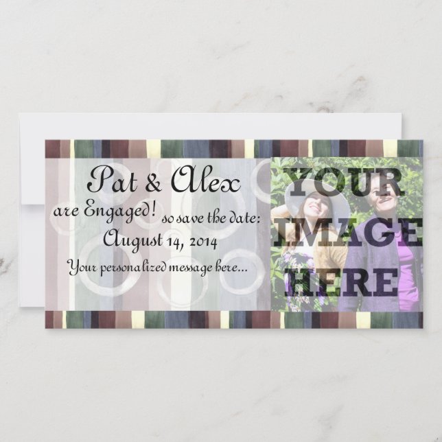 Save The Date Enregistrer la date - Arc-en-ciel 3 (Devant)