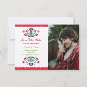 Save The Date Enregistrer La Date Fiesta Mexicaine Mariage Flora