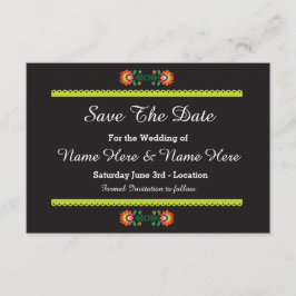 Save The Date Enregistrer La Date Fiesta Mexicaine Mariage Invit