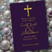 Enregistrer la date Gold Cross N'importe quelle co