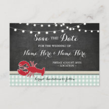 Enregistrer La Date Mariage Crawfish Boil Lobster