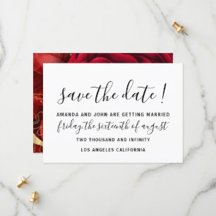 Save The Date Enregistrer La Date Mariage Mariée Monogramme Rose