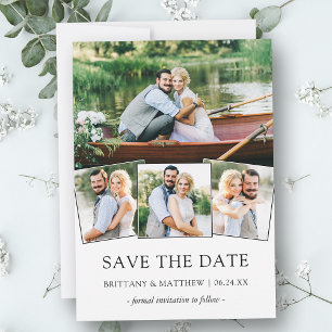 Save The Date Enregistrer La Date Modern Minimalist 4 Photo