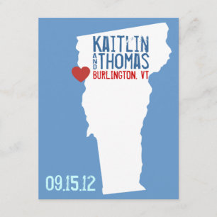 Save The Date Enregistrer la date - Personnalisable - Vermont