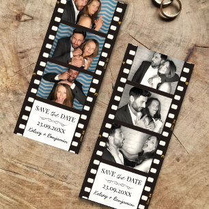 Save The Date Enregistrer la date Photo Strip Photo Booth