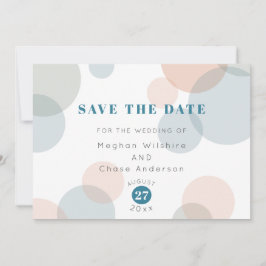 Save The Date Enregistrer la date Points Whimsical Pastel Confet