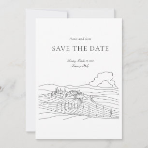 Save The Date Enregistrer la date simple mariage