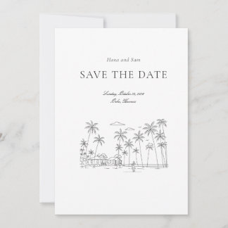 Save The Date Enregistrer la date simple mariage