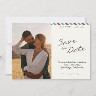 Save The Date Enregistrer la lettre d'adresse postale