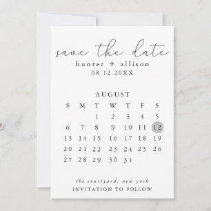 Save The Date Enregistrer Le Calendrier Date