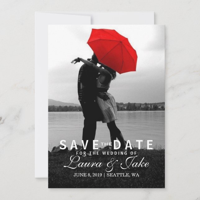 Save The Date Enregistrer l'Invitation de date | Photo Save II (Devant)