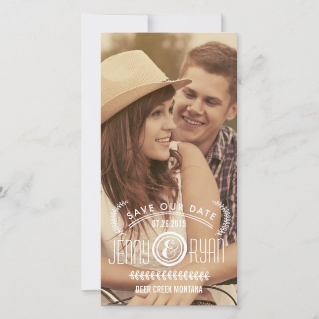 SAVE THE DATE ENREGISTRER NOTRE DATE | ENREGISTRER LA DATE D'ANN (Devant)