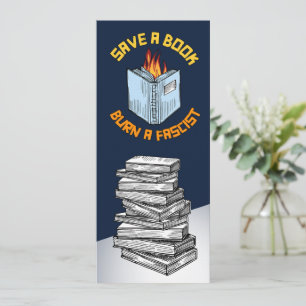 Save The Date Enregistrer un livre Brûler un Signet fasciste