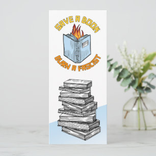 Save The Date Enregistrer un livre Brûler un Signet fasciste