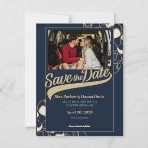 Save The Date Enregistrez la date de baseball avec photo