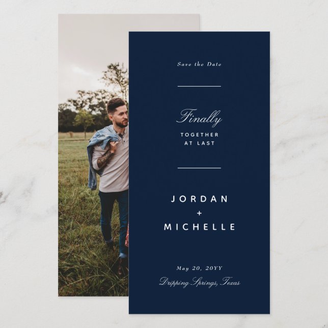 Save The Date Ensemble Enfin Enregistrer La Date (Devant / Derrière)