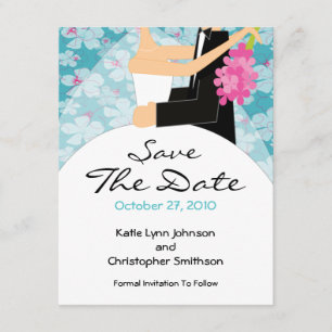 Save The Date Épouse branchée et salle de réunion Enregistrer l'