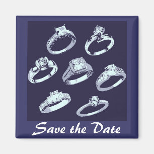 Save the Date/Er stellte die Frage. Magnet