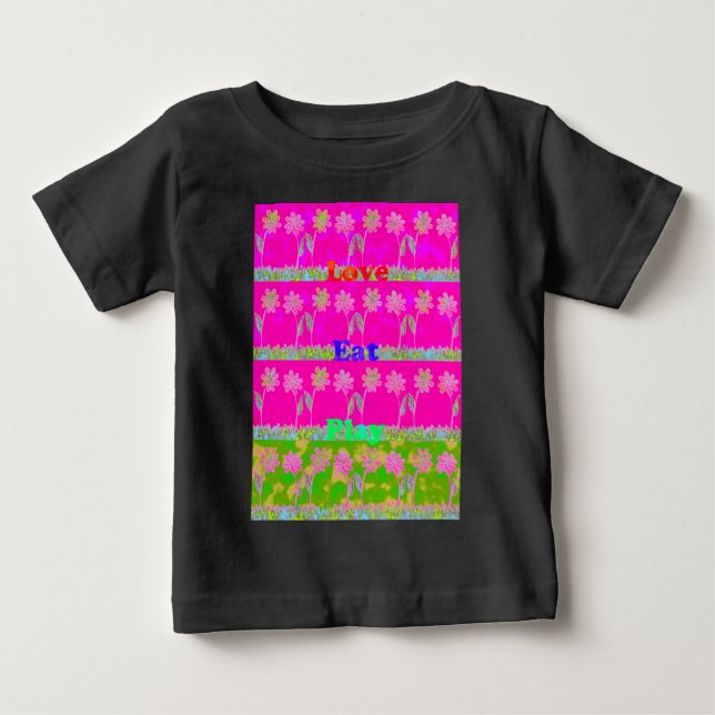 Save the Date essen Liebe und PLay.png Baby T-shirt (Vorderseite)