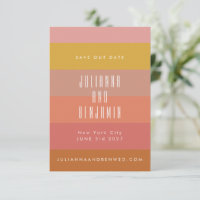 Été Orange Jaune Rayures Géométrique Moderne