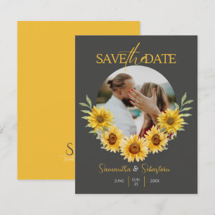 Save The Date Faire annonce de mariage à plat avec arche de tour