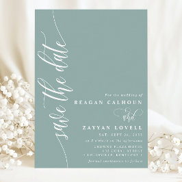 Save The Date Faire part de date de mariage écriture moderne sim