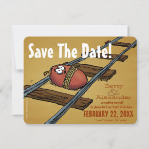 Save The Date Faire part de mariage drôle "Sauver la date"