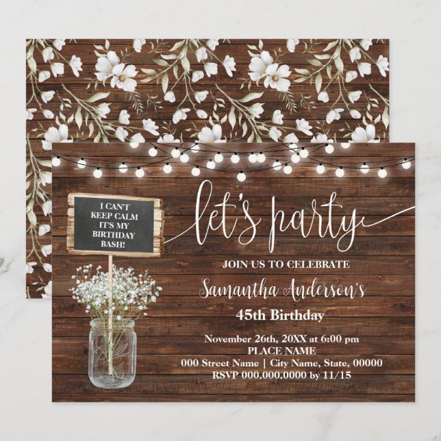 Save The Date Faisons la fête de l'Occident à tout âge Anniversa (Devant / Derrière)