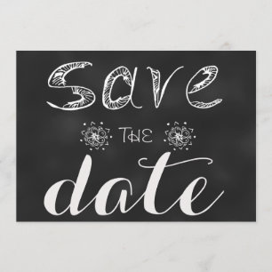 Save The Date Faites gagner la date : Édition de tableau noir