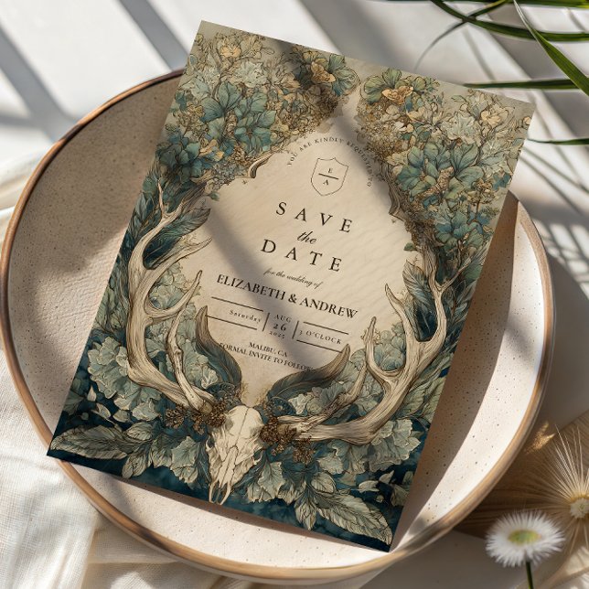 Save The Date Fall Harvest Woodland Wedding (Créateur téléchargé)