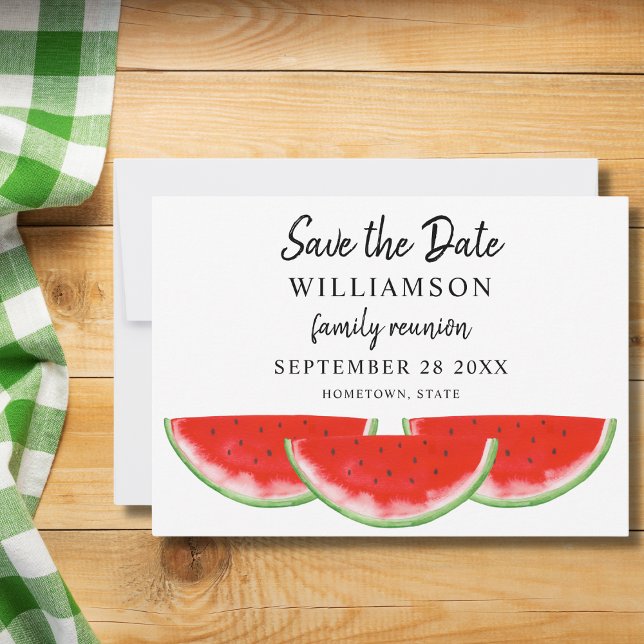 Save the Date Family Wiedersehen Watermelon Einlad (Von Creator hochgeladen)
