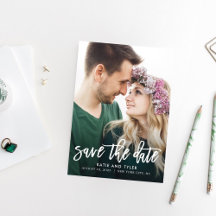 Save the Date Farbkarte für den Pinsel mit Charm b