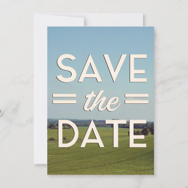 Save the Date Felder Einladung (Rückseite)
