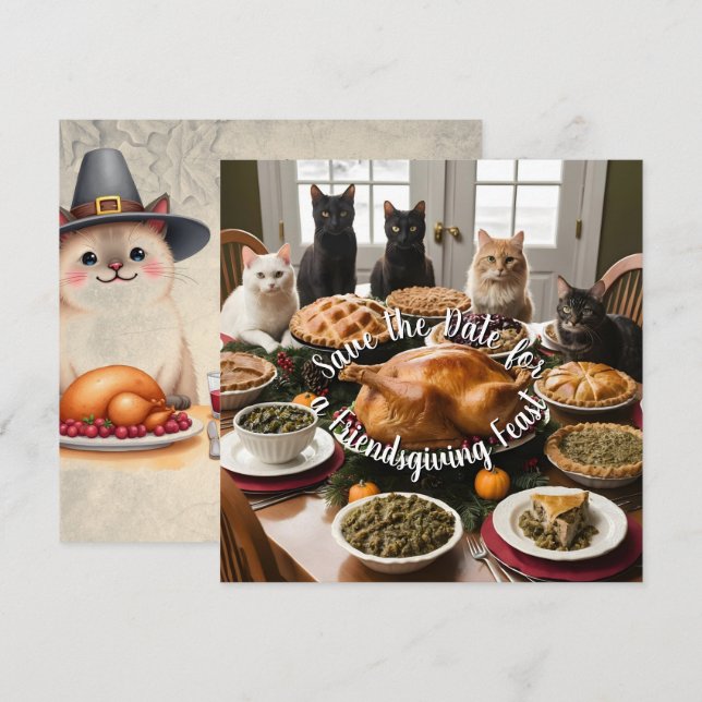 Save The Date Fête de l'Action d'Amabilité (Devant / Derrière)