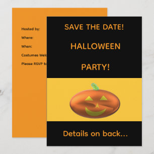 Save The Date FÊTE D'HALLOWEEN Économisez la date