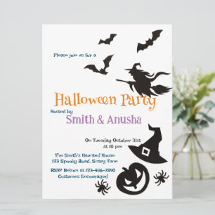 Save The Date Fête d'Halloween moderne Enregistrer la date - Min