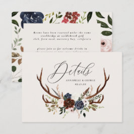 Save The Date Feuillage rustique, détails mariages floraux et ce