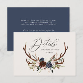 Save The Date Feuillage rustique, détails mariages floraux et ce