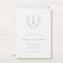 Feuilles Floraux Dessin Mariage Moderne Enregistre
