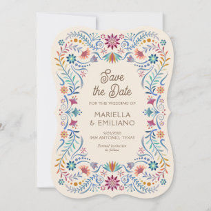 Save The Date Fiesta Boho Quinceañera Mariage Enregistrer la dat