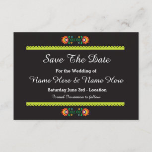 Save the Date Fiesta Mexikanische Hochzeitseinladu