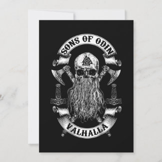 Save The Date Fils Arrière D'Odin- Vikings Nordiques