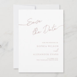 Save the Date Flachkarte für eine Boho Chic Hochze