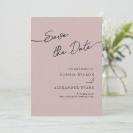 Save the Date Flachkarte für eine Boho Chic Hochze