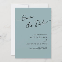 Save the Date Flachkarte für eine Boho Chic Hochze